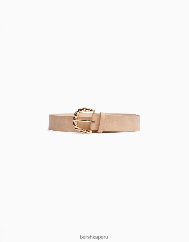 camello Bershka mujer cinturón con detalle de hebilla 806J6B2551