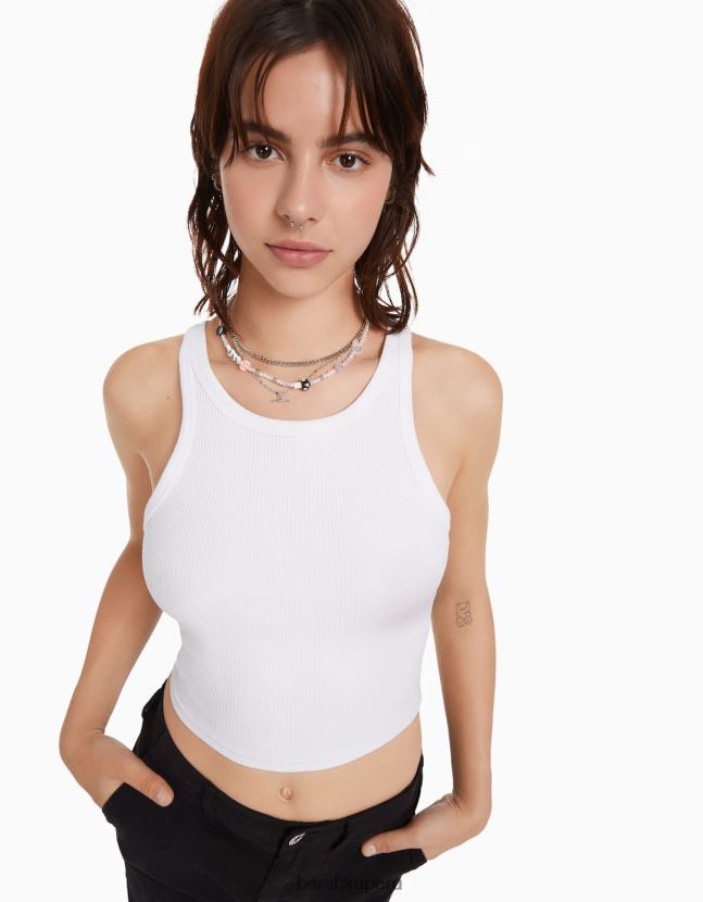 plata Bershka mujer juego de 3 collares de perlas 806J6B2512
