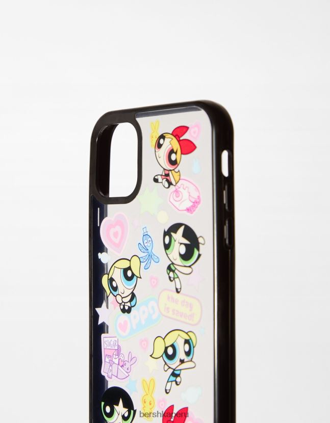 negro Bershka mujer funda para celular de las chicas superpoderosas 806J6B2073