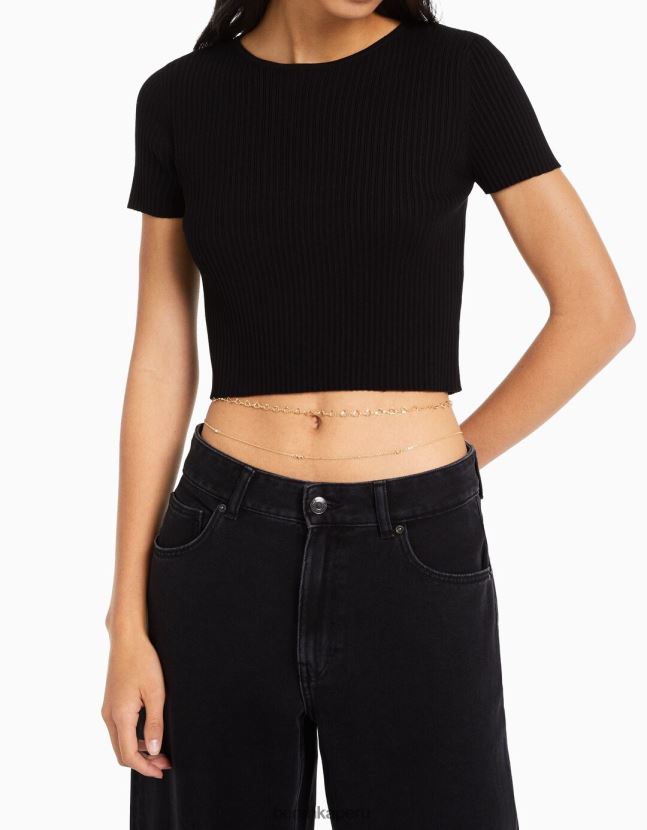 oro Bershka mujer ombligo con corazones 806J6B1893