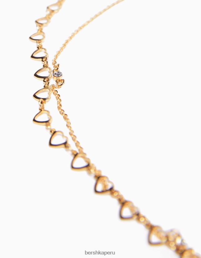 oro Bershka mujer ombligo con corazones 806J6B1893