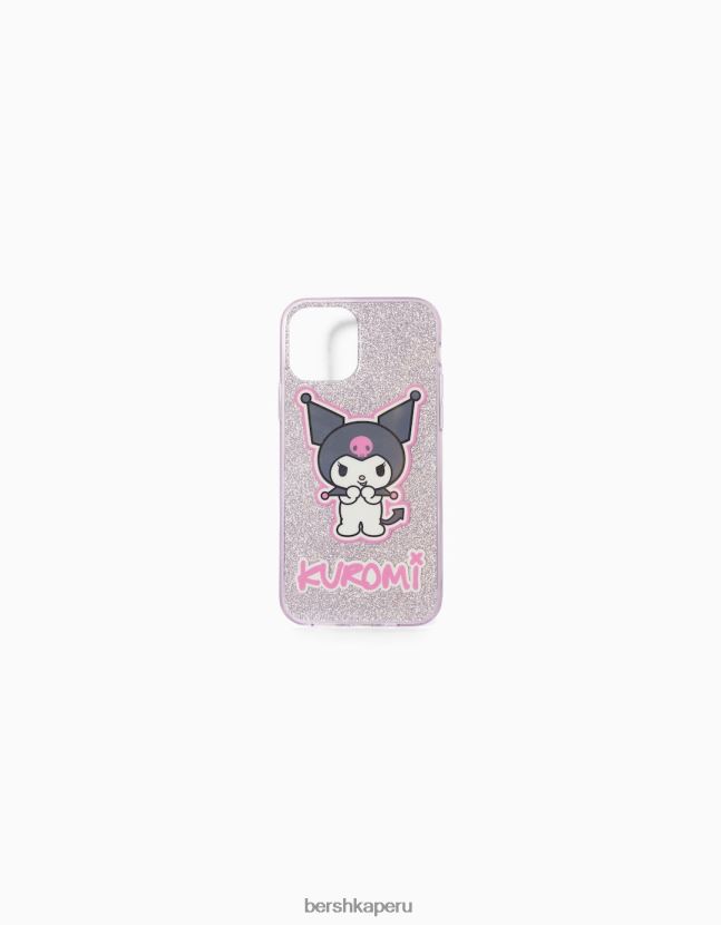 rosa Bershka mujer caja del teléfono celular kuromi 806J6B2066