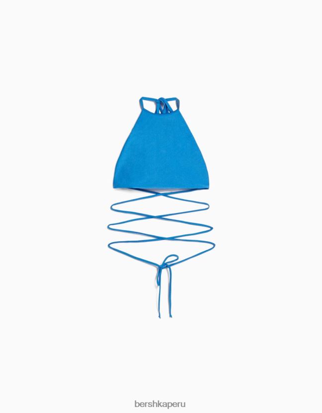 azul Bershka mujer top de bikini de surfista 806J6B1810