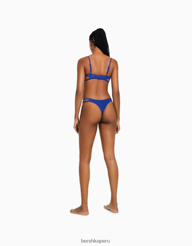 azul Bershka mujer top de bikini deportivo 806J6B1766