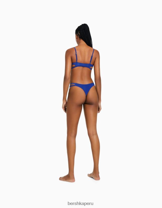 azul Bershka mujer top de bikini deportivo 806J6B1767