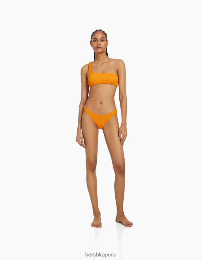 naranja Bershka mujer braguitas de bikini asimétricas 806J6B1790