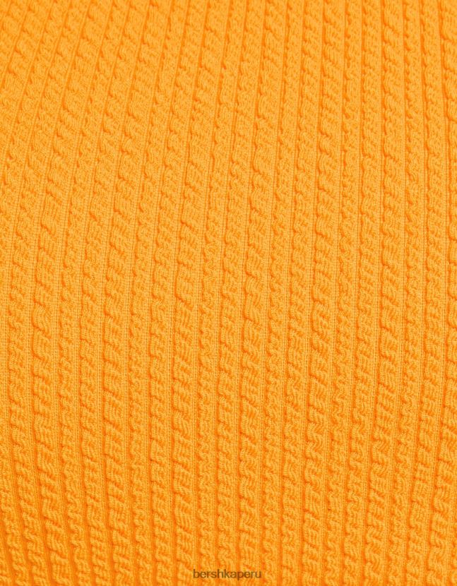 naranja Bershka mujer braguitas de bikini asimétricas 806J6B1790