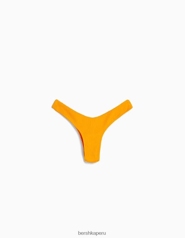 naranja Bershka mujer braguitas de bikini asimétricas 806J6B1857