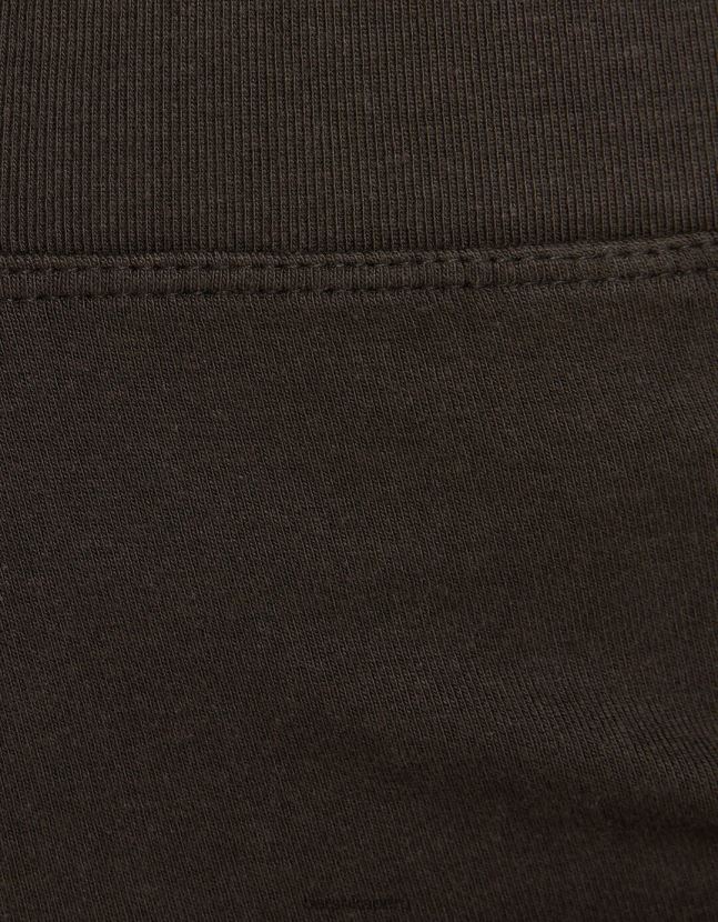 gris oscuro Bershka mujer conjunto top y shorts 806J6B2056