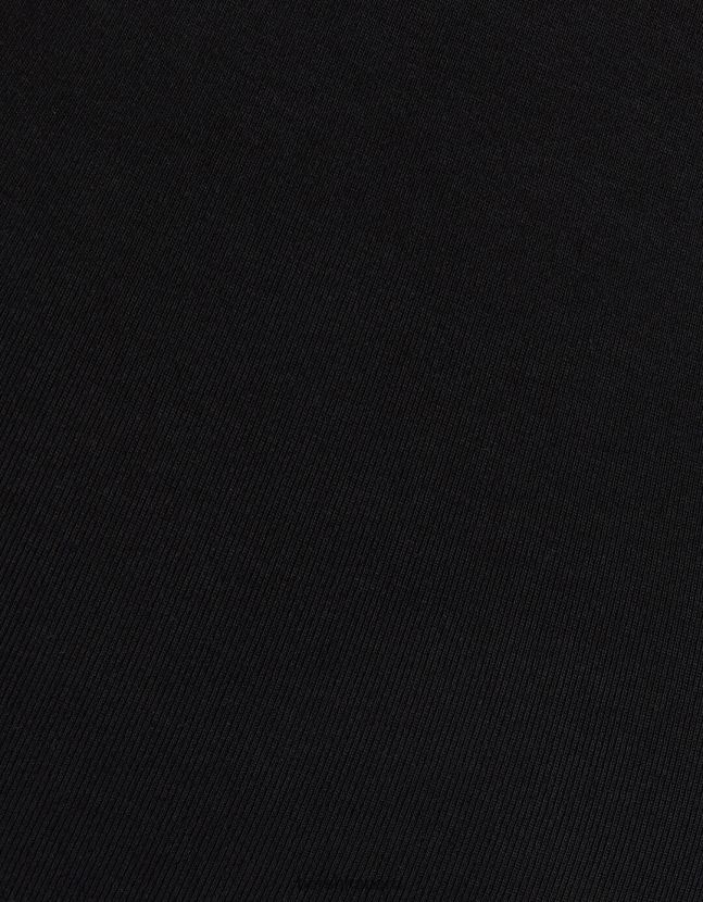 negro Bershka mujer conjunto de blusa y falda de algodón 806J6B2052
