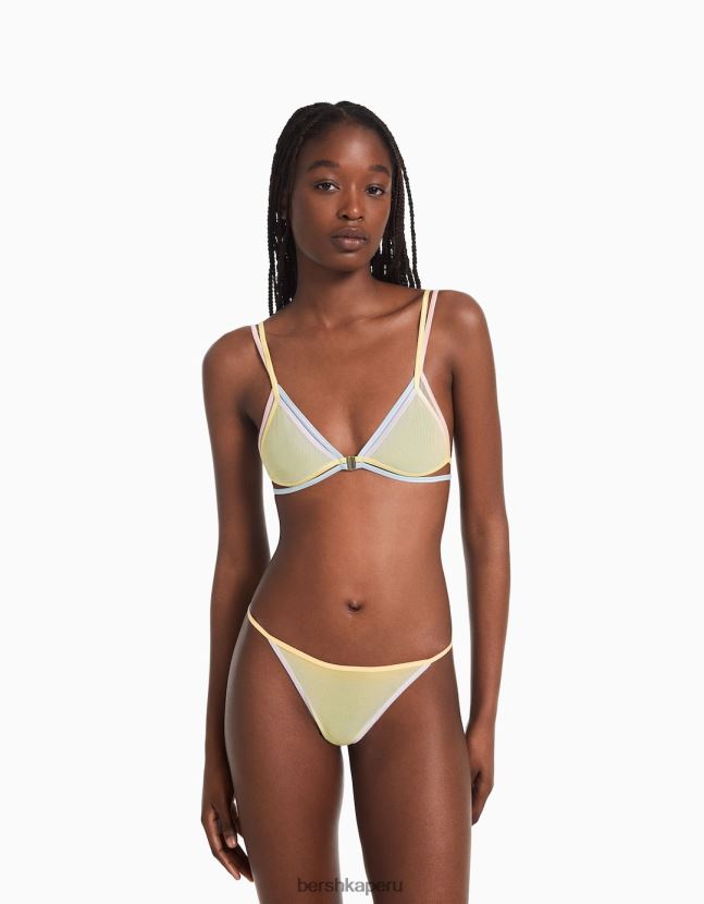 rosa Bershka mujer calzoncillos brasileños de colores 806J6B1757