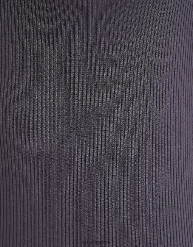 exclusivo Bershka mujer vestido midi de manga larga y escote asimétrico 806J6B257