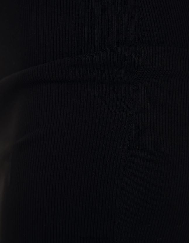 negro Bershka mujer mini vestido de manga corta con hombros descubiertos 806J6B4070