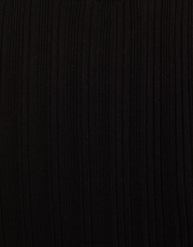negro Bershka mujer vestido midi de punto sin mangas 806J6B221