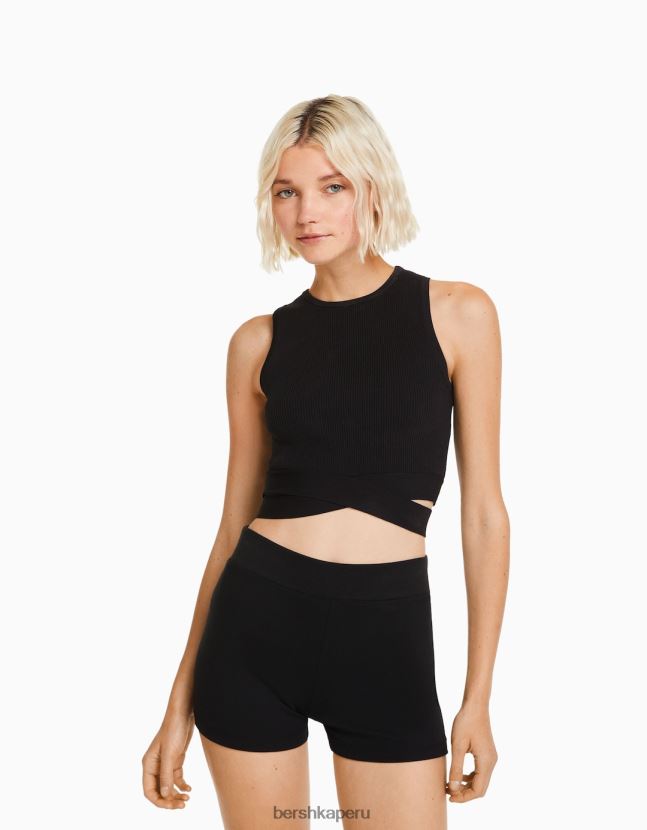 exclusivo Bershka mujer pantalones cortos culotte 806J6B1702