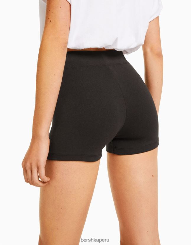 gris oscuro Bershka mujer pantalones cortos culotte 806J6B1468