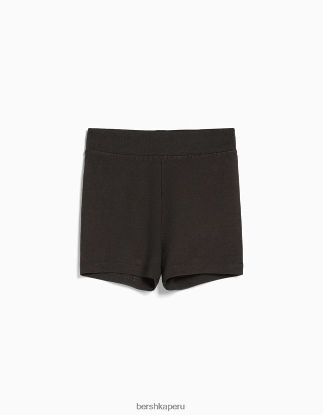 gris oscuro Bershka mujer pantalones cortos culotte 806J6B1468