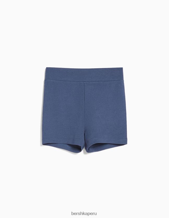 lavado azul Bershka mujer pantalones cortos culotte 806J6B1701