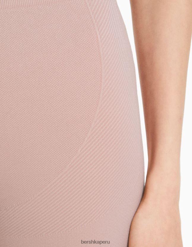 rosa Bershka mujer shorts de ciclismo push up sin costuras 806J6B1463