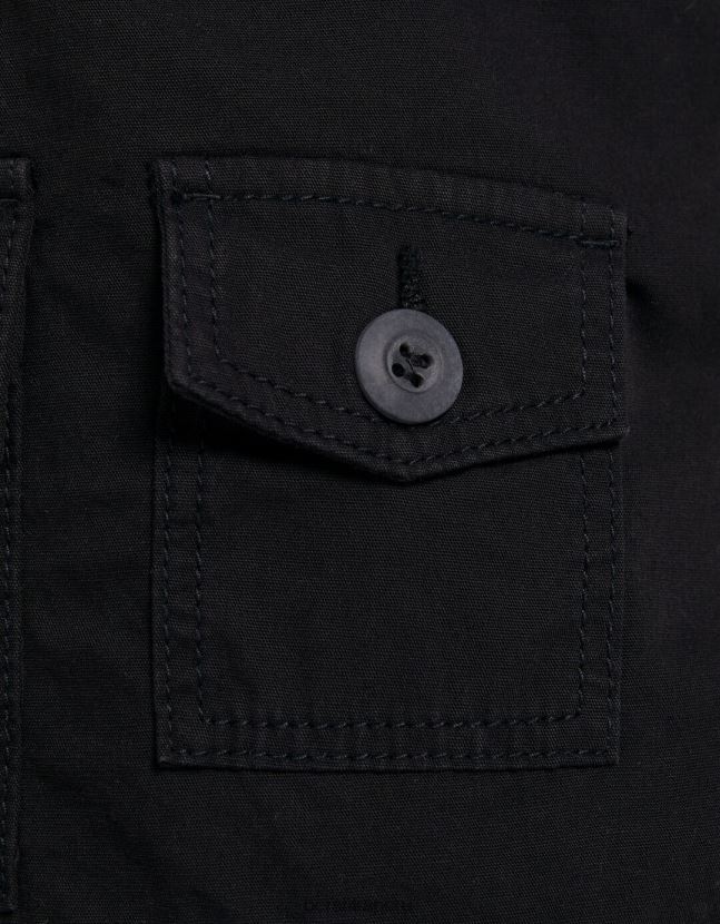 negro Bershka mujer bermudas multi cargo de algodón 806J6B1380