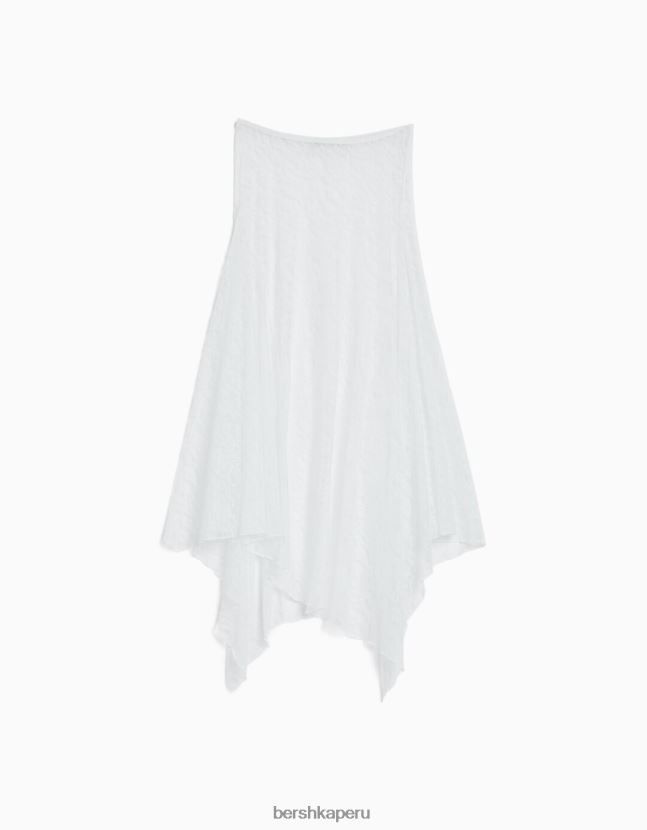 otro Bershka mujer falda midi asimétrica de encaje 806J6B1665