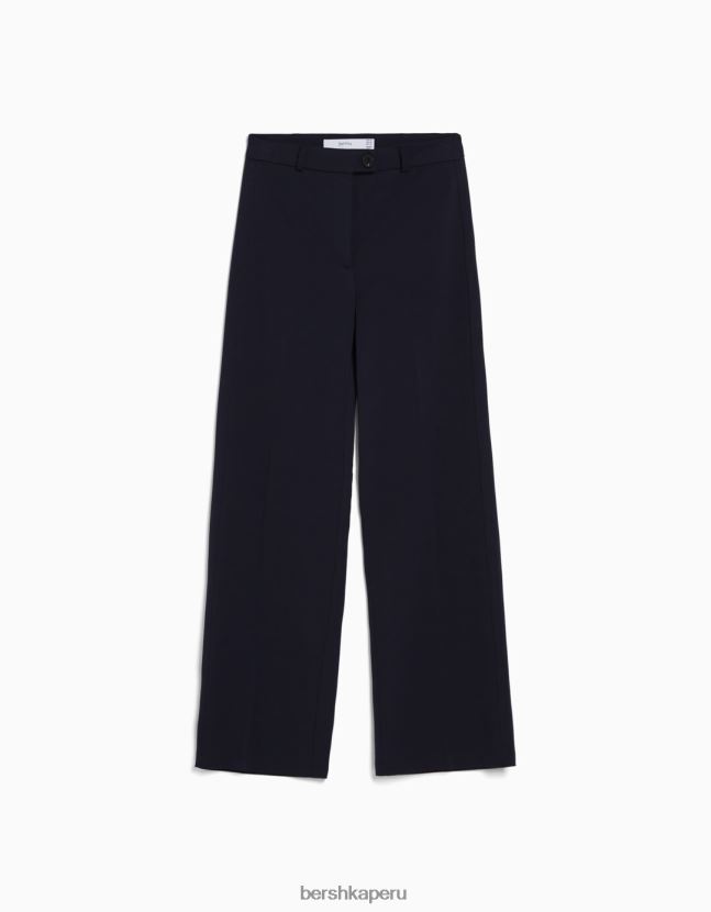 Armada Bershka mujer pantalones de sastre anchos con trabillas 806J6B1441