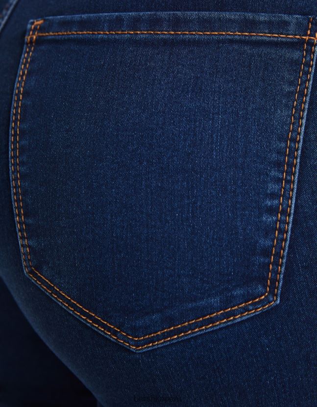 azul Bershka mujer leggins de mezclilla con tiro superalto 806J6B1589