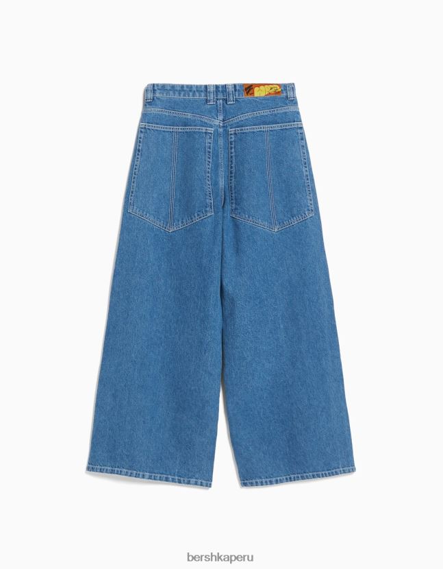 azul claro Bershka mujer jeans súper holgados de los años 90 806J6B1500