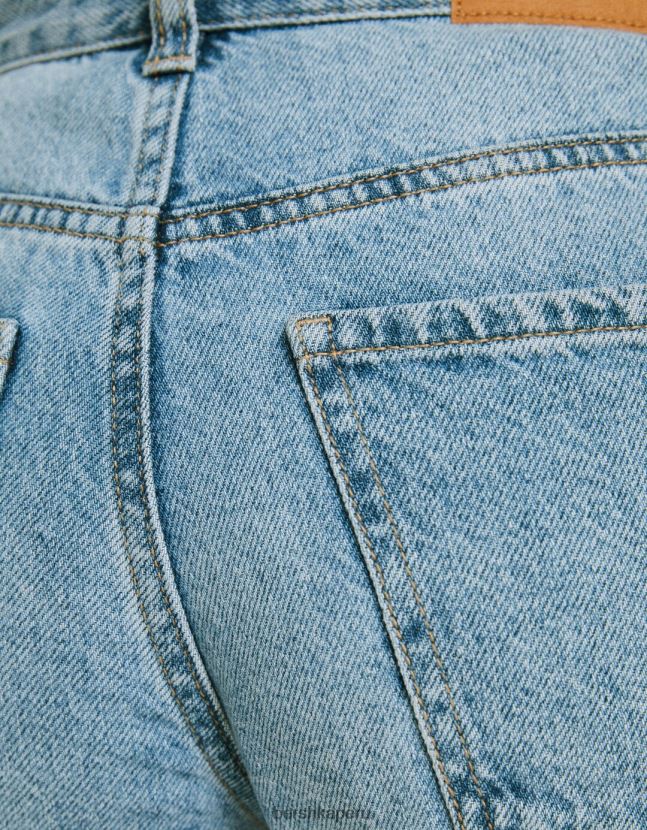 exclusivo Bershka mujer vaqueros anchos rotos de los 90 806J6B1607