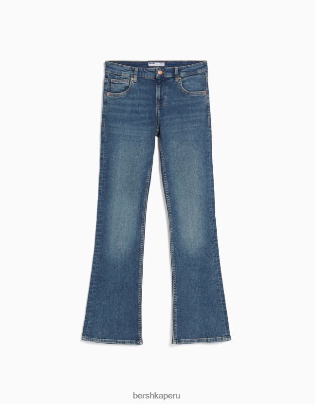 exclusivo Bershka mujer vaqueros boot-cut de cintura baja 806J6B1543