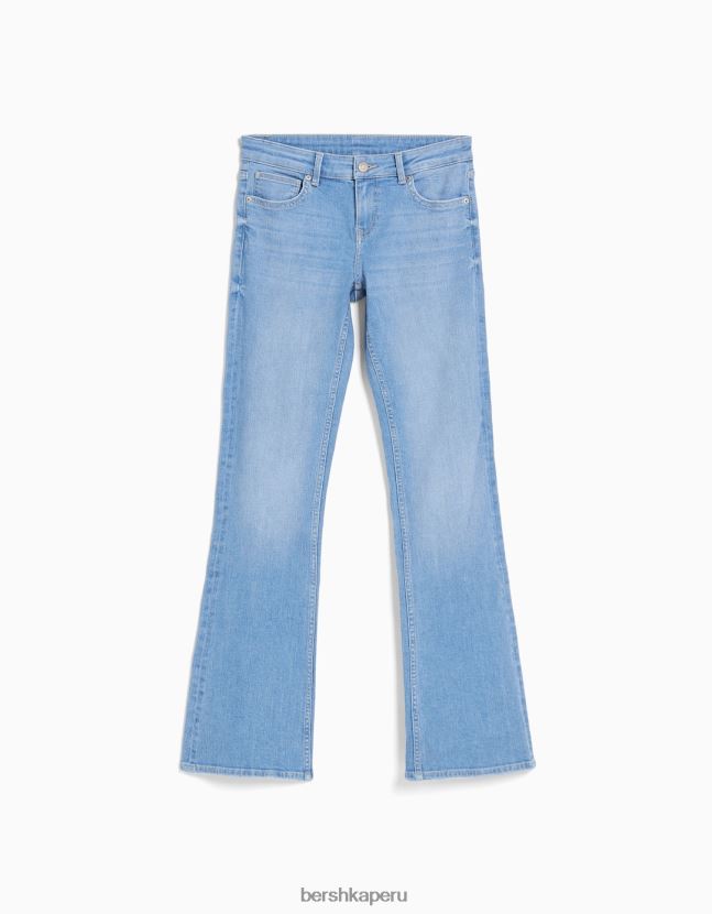 exclusivo Bershka mujer vaqueros boot-cut de cintura baja 806J6B1544