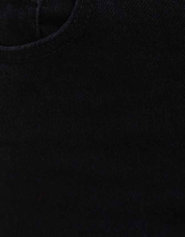 negro Bershka mujer vaqueros confort con abertura lateral 806J6B1570