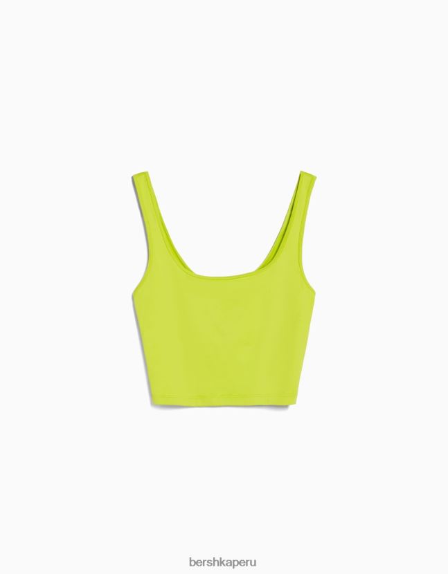 cal Bershka mujer top con tirantes anchos 806J6B798