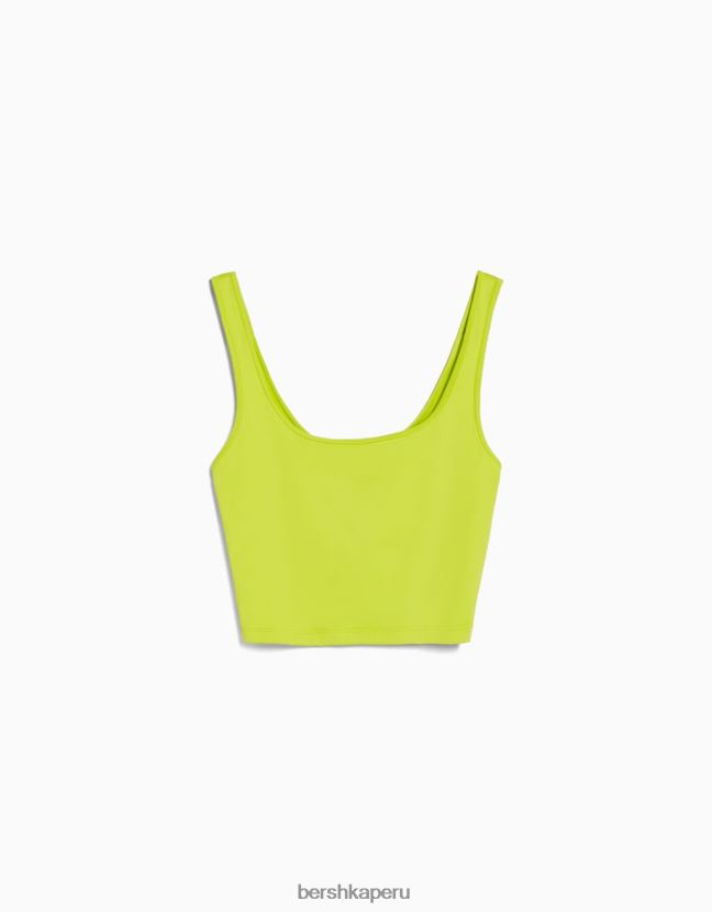 cal Bershka mujer top con tirantes anchos 806J6B831
