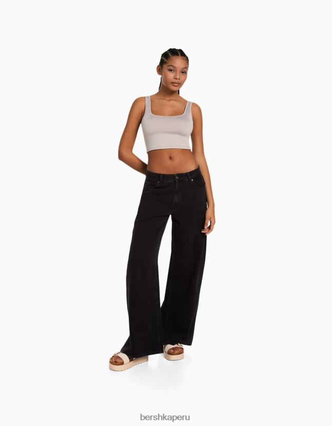 multicolor Bershka mujer pack de 2 crop tops de tiras 806J6B897