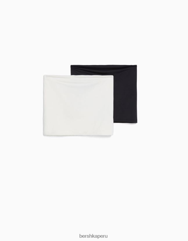 multicolor Bershka mujer pack de 2 tops bandeau 806J6B729