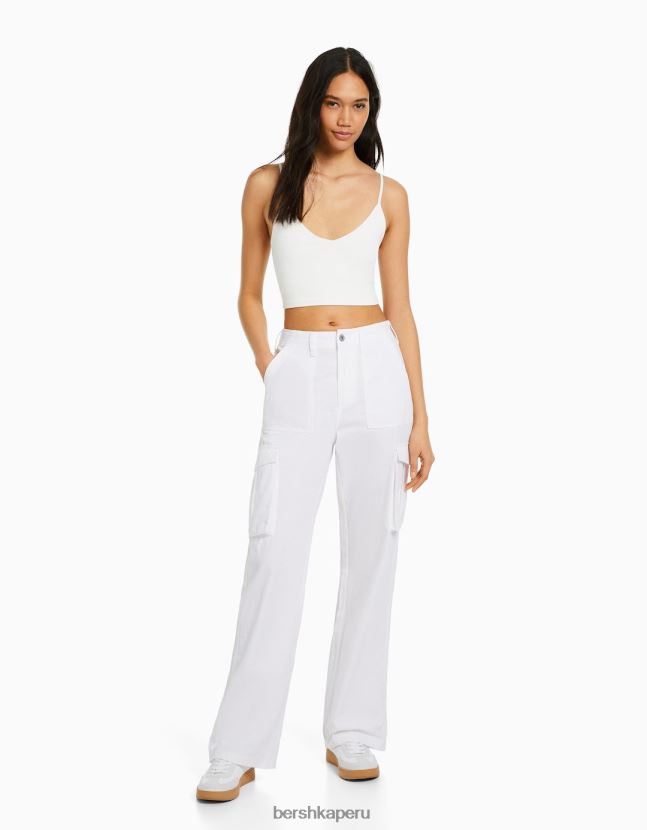multicolor Bershka mujer pack de 3 crop tops de tiras 806J6B786