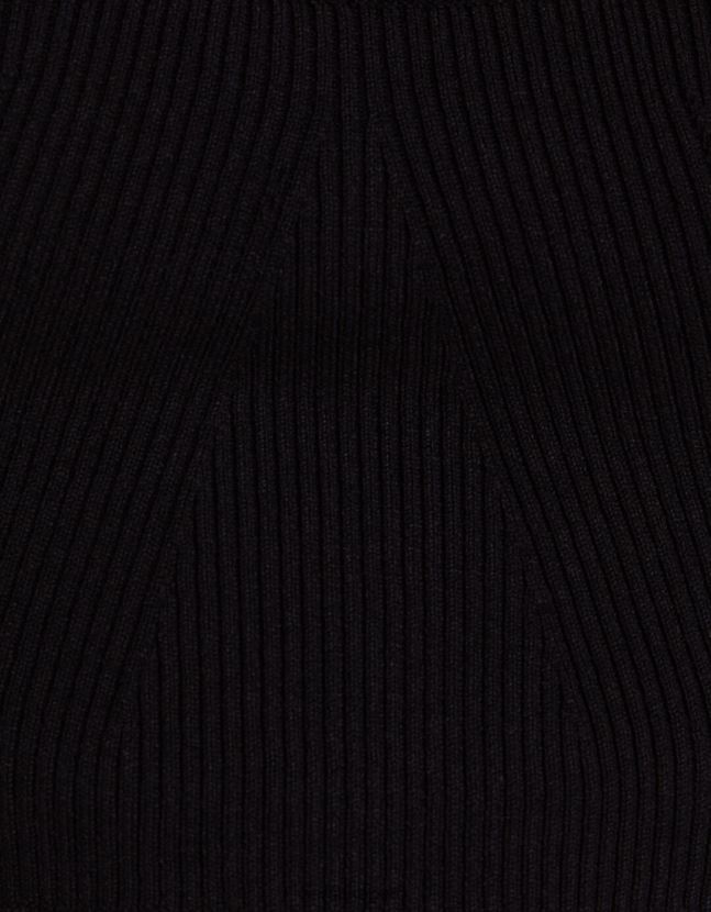 negro Bershka mujer camiseta sin mangas de punto 806J6B873