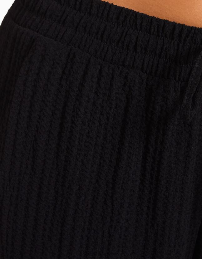 negro Bershka mujer corsé top bandeau 806J6B703