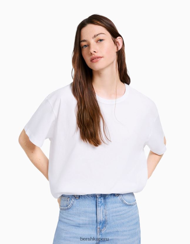 multicolor Bershka mujer pack de 2 camisetas oversize de manga corta 806J6B636