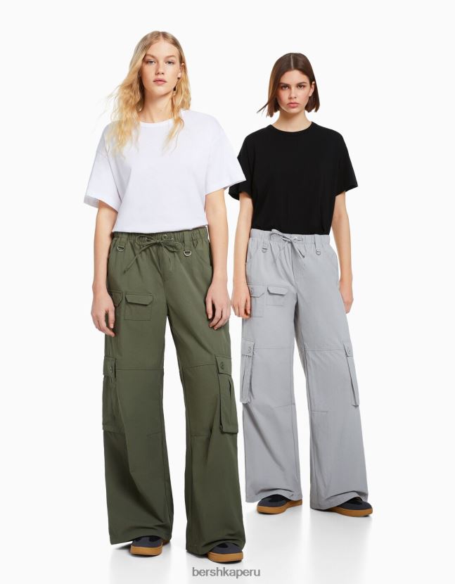 multicolor Bershka mujer pack de 2 camisetas oversize de manga corta 806J6B637