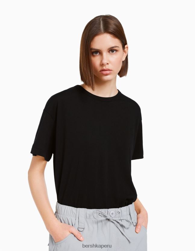 multicolor Bershka mujer pack de 2 camisetas oversize de manga corta 806J6B637