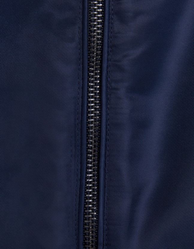 Armada Bershka mujer chaleco bomber corto con capucha 806J6B1171