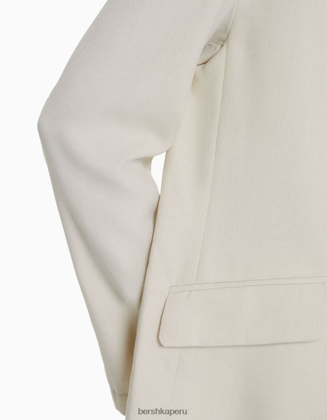 piedra Bershka mujer blazer holgado de corte femenino 806J6B1202