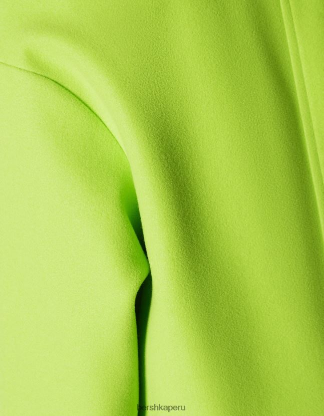 cal Bershka mujer abrigo de paño grueso con hombros caídos 806J6B1145