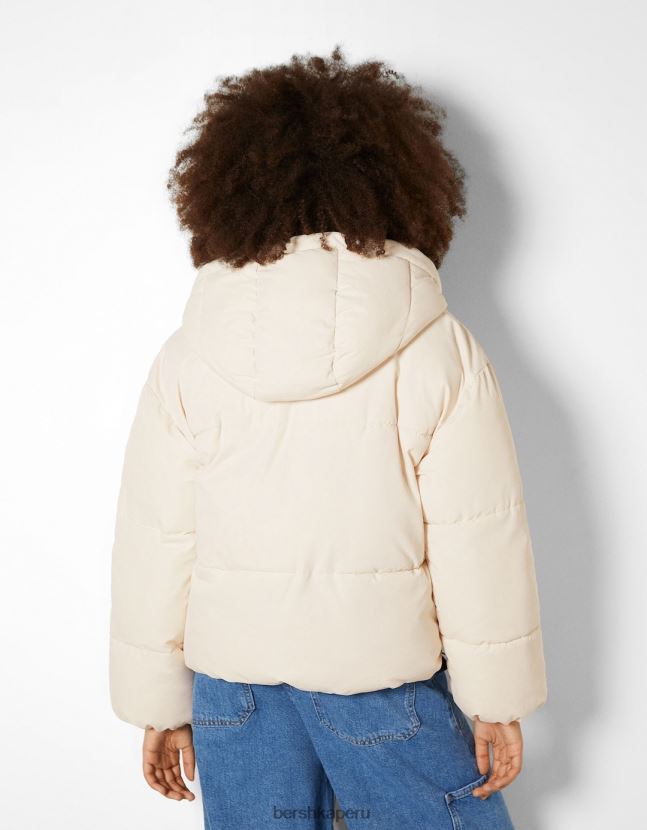 exclusivo Bershka mujer chamarra capitonada oversize con capucha 806J6B1129