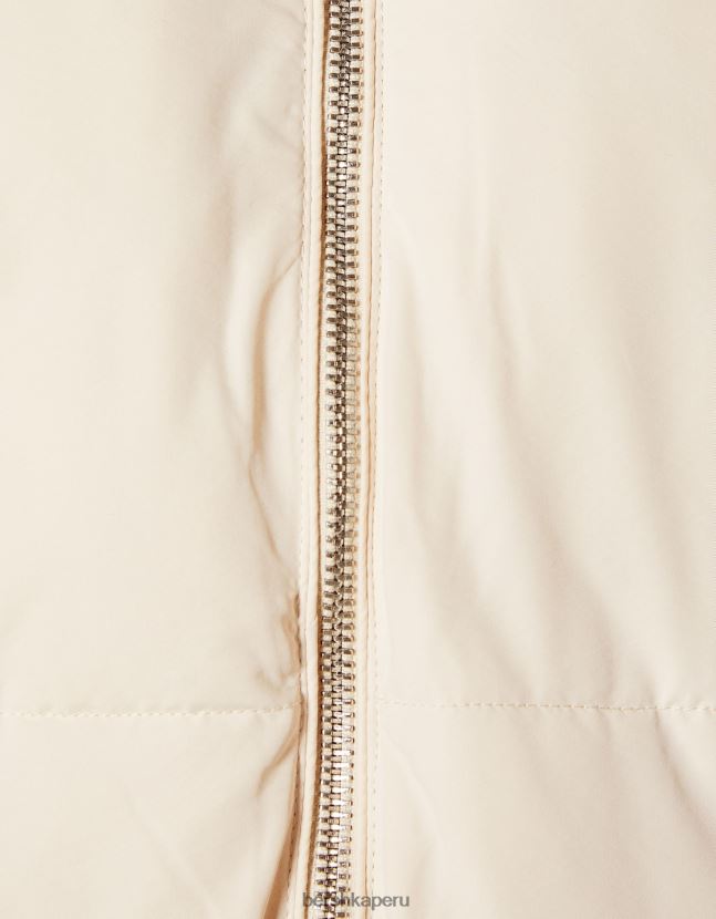 exclusivo Bershka mujer chamarra capitonada oversize con capucha 806J6B1129