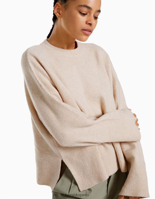 arena Bershka mujer suéter de gran tamaño 806J6B1009