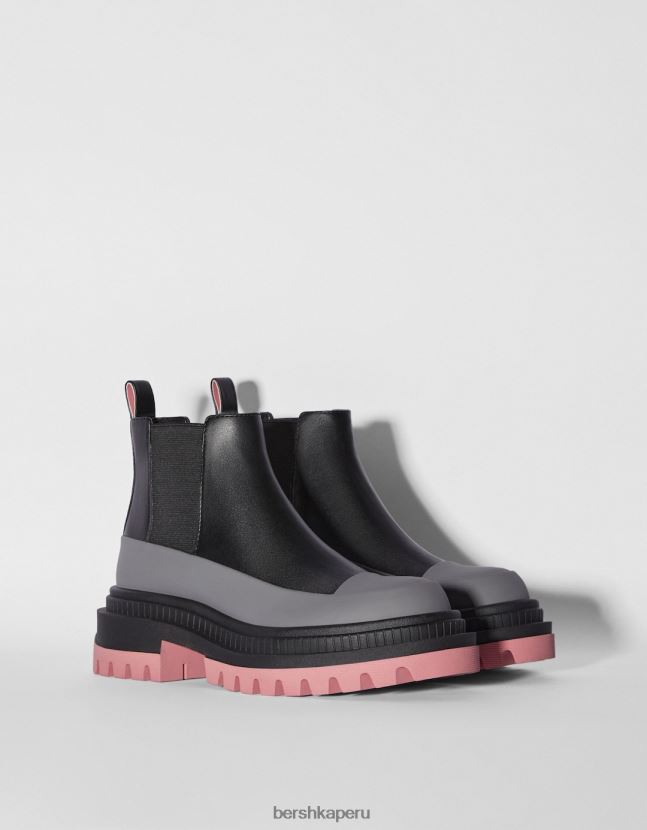 multicolor Bershka mujer botines planos suela de color 806J6B2317