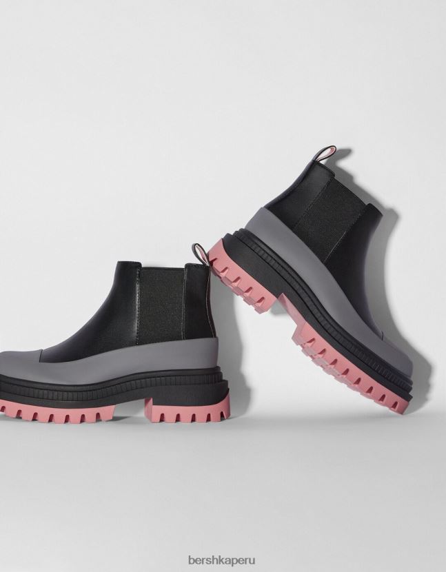 multicolor Bershka mujer botines planos suela de color 806J6B2317